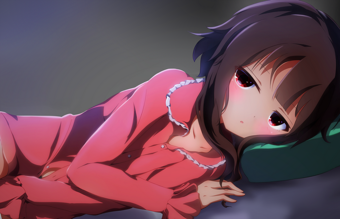 Megumin from KonoSuba lying down