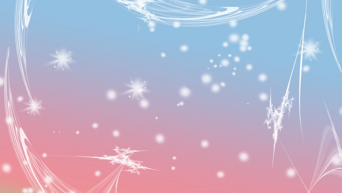 Abstract digital art with pink and blue gradient and white swirls