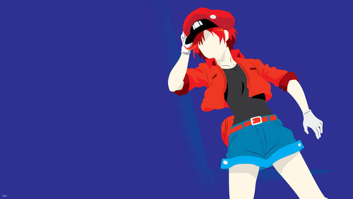 Red Blood Cell from Cells at Work! Minimalist