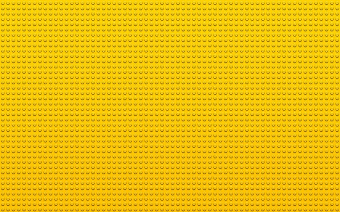 Yellow Lego base plate texture