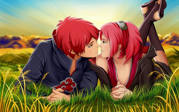 Sasori and Sakura from Naruto