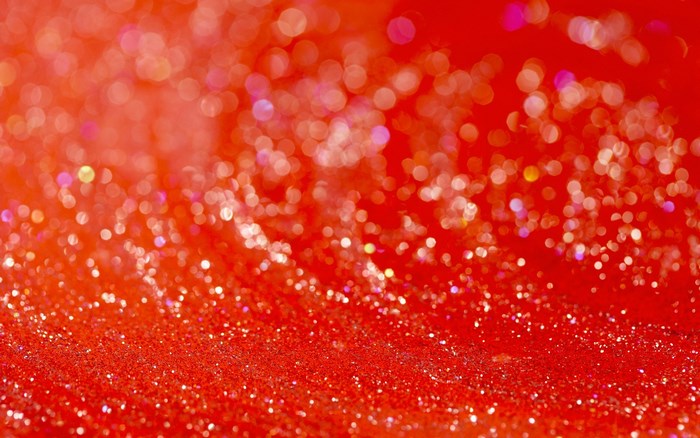 Red Glitter Bokeh Background