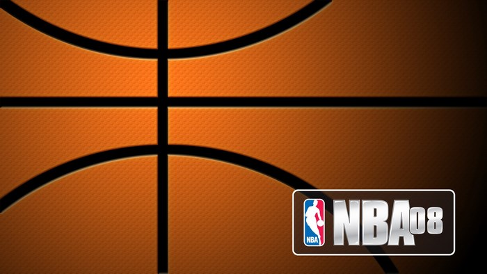 NBA 08 basketball game logo