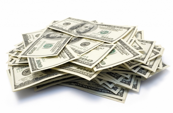 Pile of US Dollar Bills