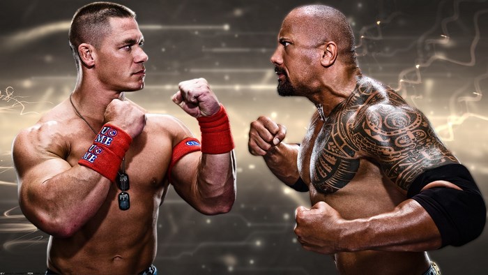 John Cena and The Rock from WWE