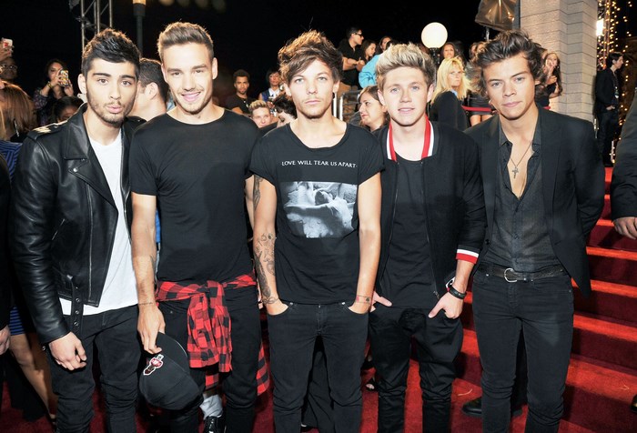 One Direction on a red carpet