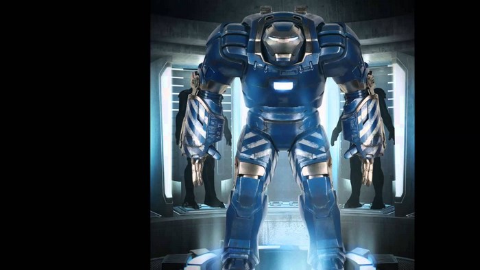Iron Man Hulkbuster Armor in Stark Lab