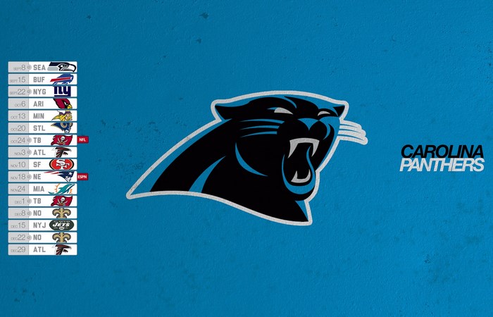 Carolina Panthers Logo and Schedule