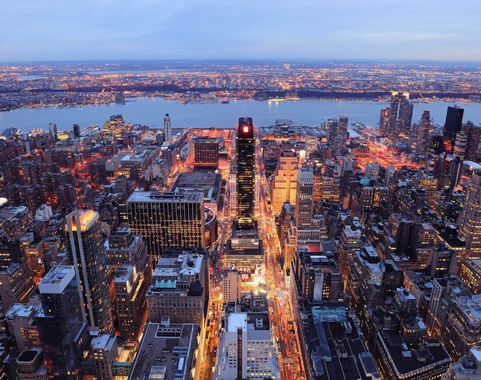 New York City Skyline at Dusk