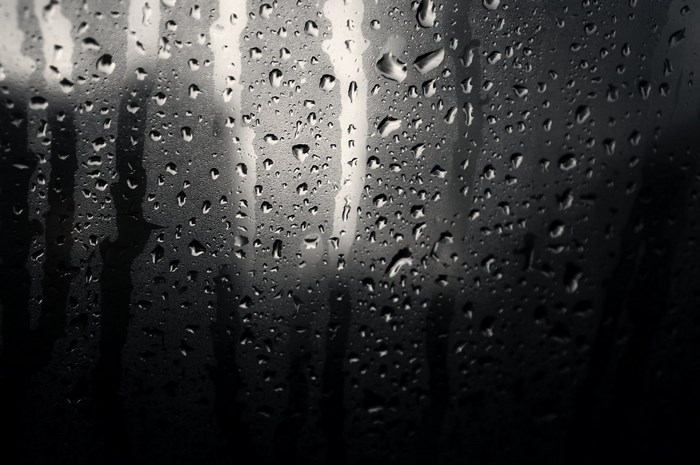 Raindrops on a window