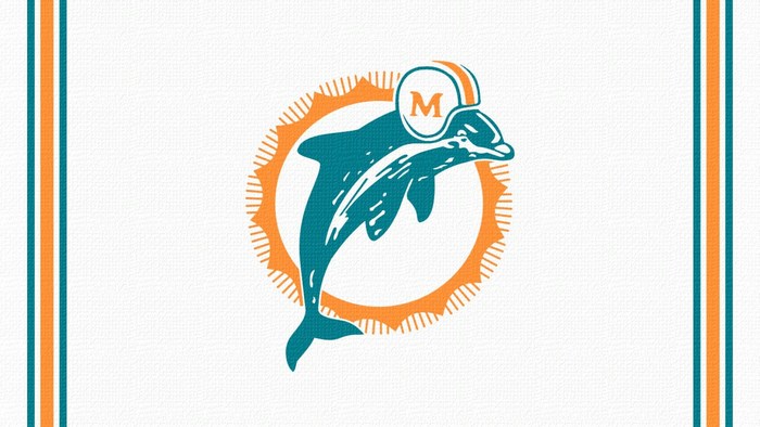 Miami Dolphins logo with helmet