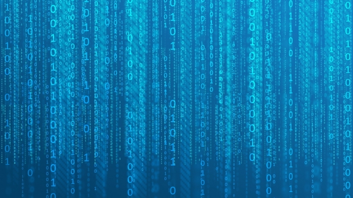 Digital Matrix Code Background