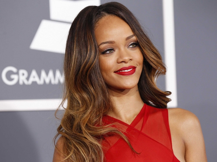 Rihanna at the Grammys