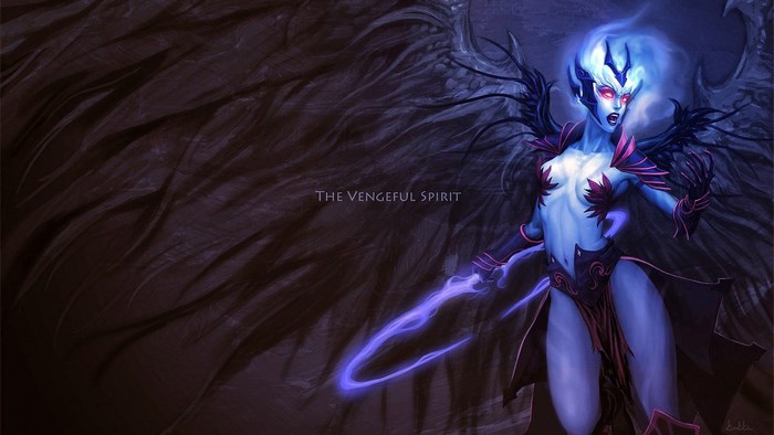 The Vengeful Spirit from Dota 2