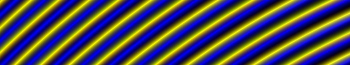 Diagonal Blue and Yellow Light Streaks