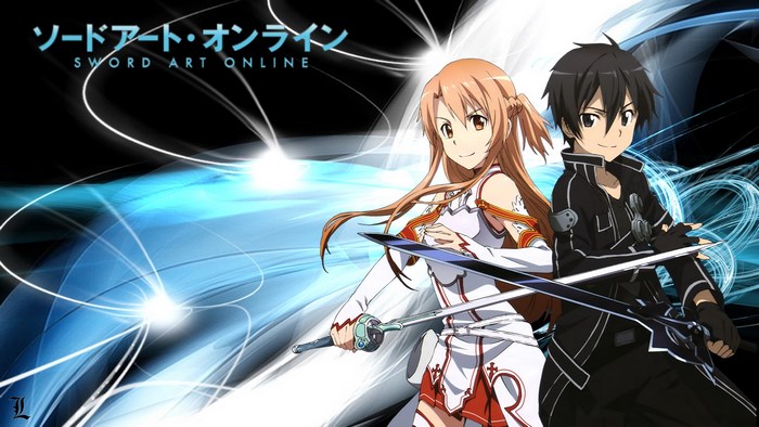 Kirito and Asuna from Sword Art Online