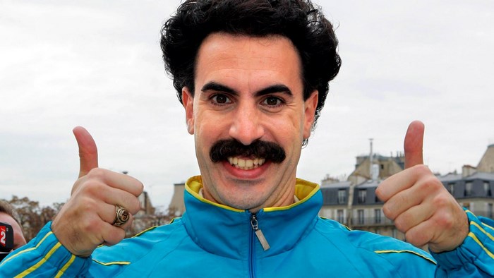 Borat Sagdiyev giving thumbs up