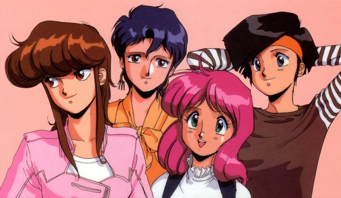 Four women from Bubblegum Crisis