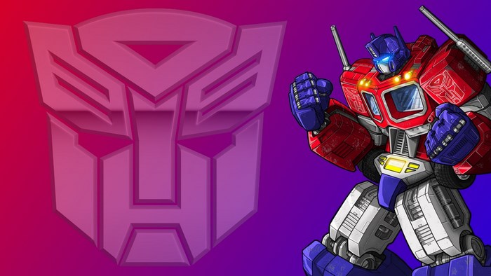 Optimus Prime and Transformers Autobots logo