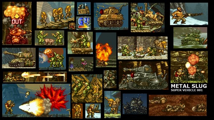 Metal Slug Super Vehicle 001 collage