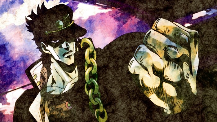 Jotaro Kujo from JoJo's Bizarre Adventure