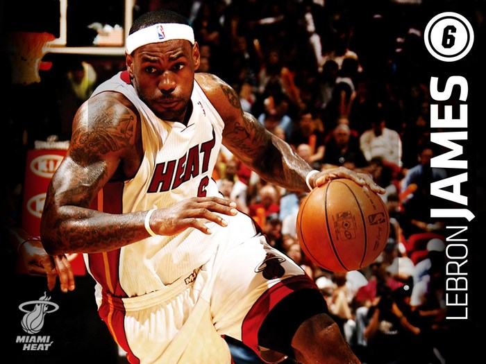 LeBron James Miami Heat Basketball Player