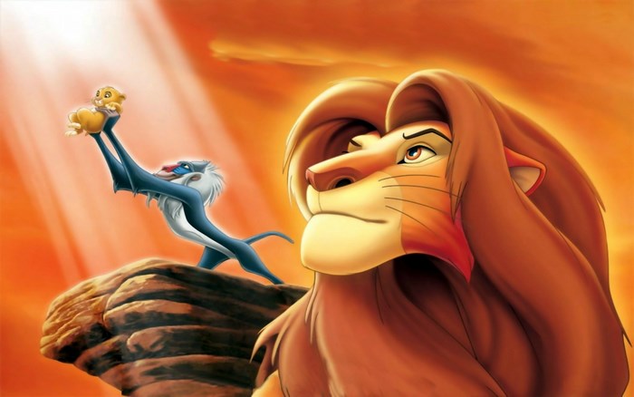 Simba and Mufasa from The Lion King