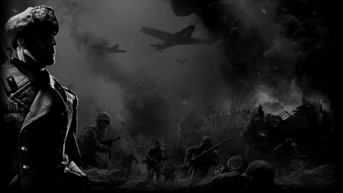 Company of Heroes 2 soldiers and aircraft