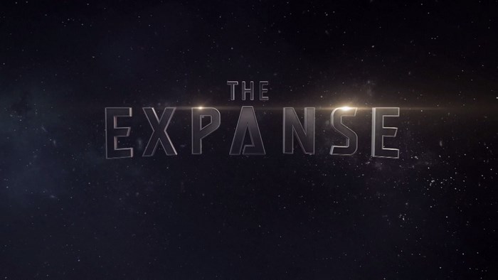 The Expanse Logo in Outer Space