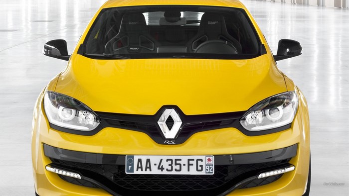 Yellow 2014 Renault Megane RS