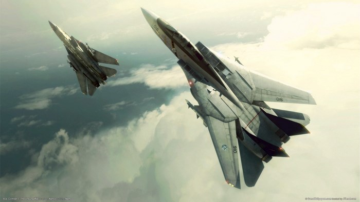 F-14 Tomcats from Ace Combat 5: The Unsung War