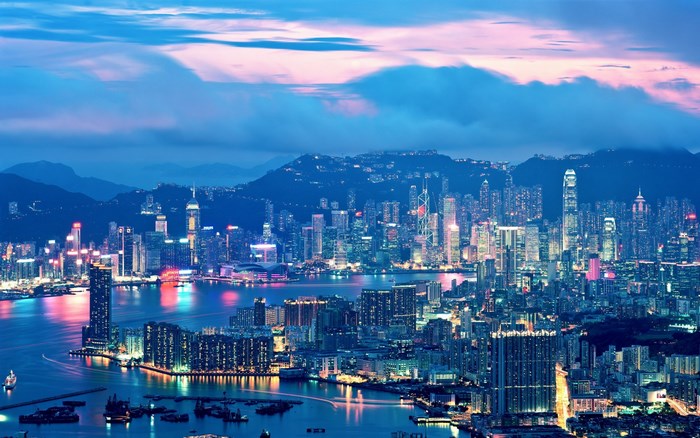Hong Kong Skyline at Dusk