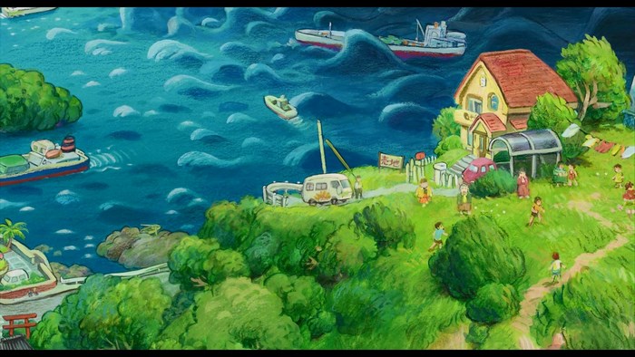 Ponyo on the Cliff by the Sea
