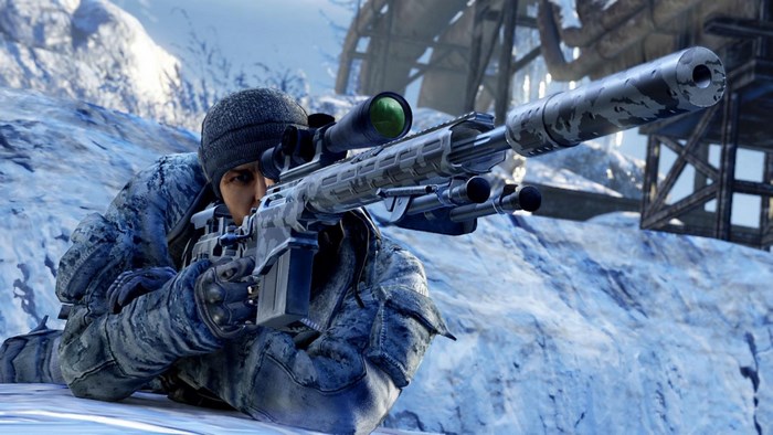 Sniper Ghost Warrior 2 soldier aiming sniper rifle