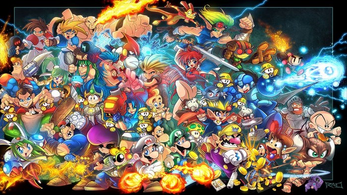 Collage of Video Game Characters