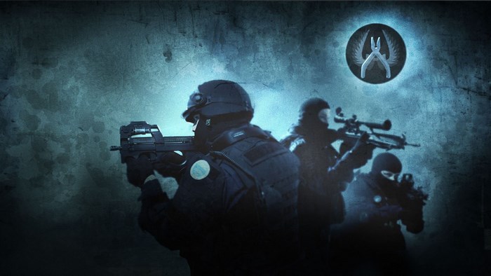 Counter-Strike: Global Offensive soldiers with logo