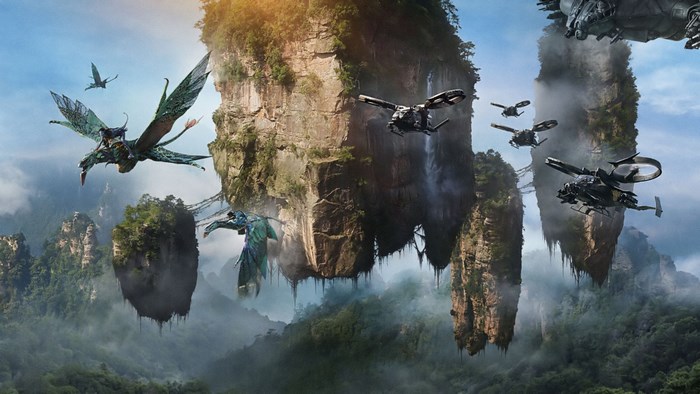 Floating Mountains and Flying Creatures from Avatar