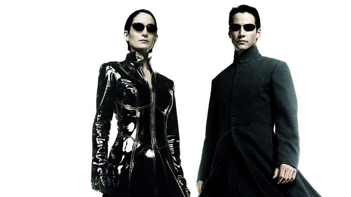 Trinity and Neo from The Matrix Reloaded
