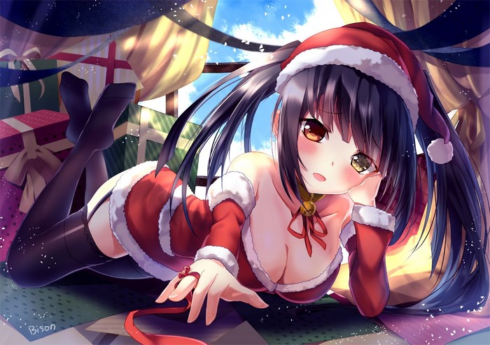 Kurumi Tokisaki from Date A Live in Christmas Outfit