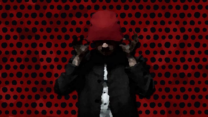 Twenty One Pilots band member with red beanie