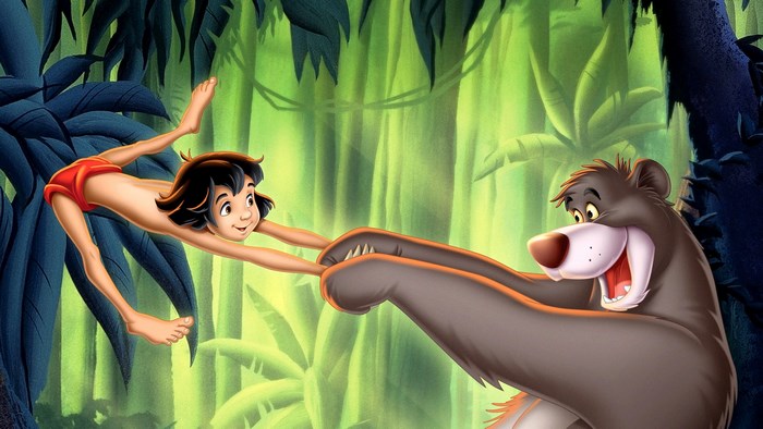 Mowgli and Baloo from The Jungle Book