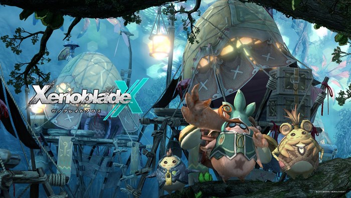 Xenoblade Chronicles X characters in a village