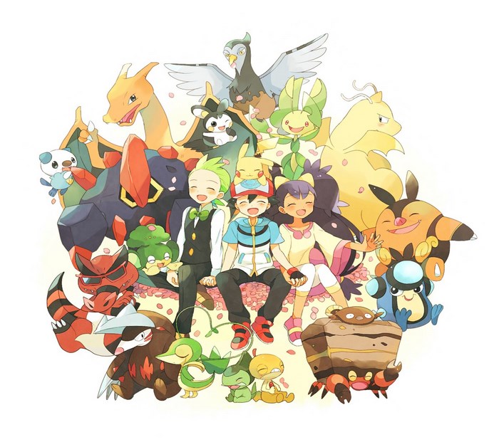 Pokemon characters and Pokemon