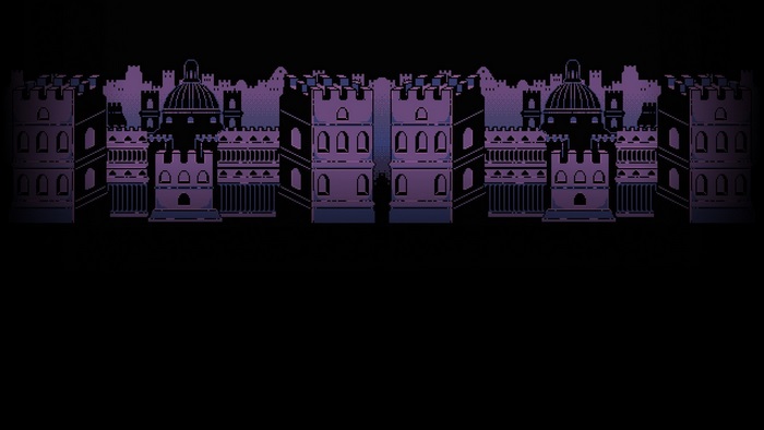 Undertale castle silhouette wallpaper