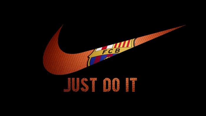 Nike FC Barcelona Just Do It Logo