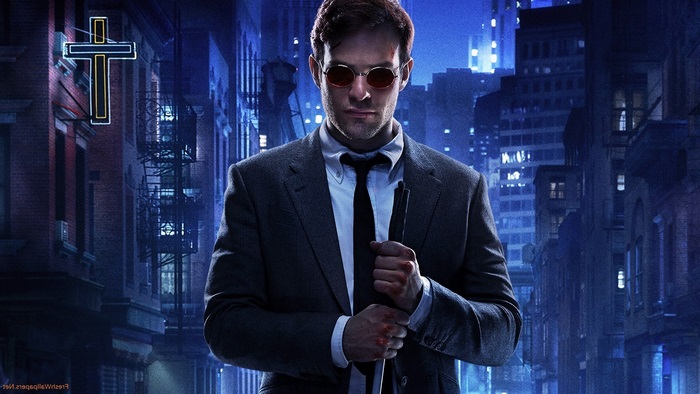 Daredevil in a Suit with a Stick