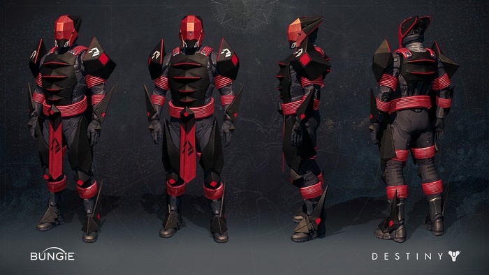 Destiny Titan armor set by Bungie