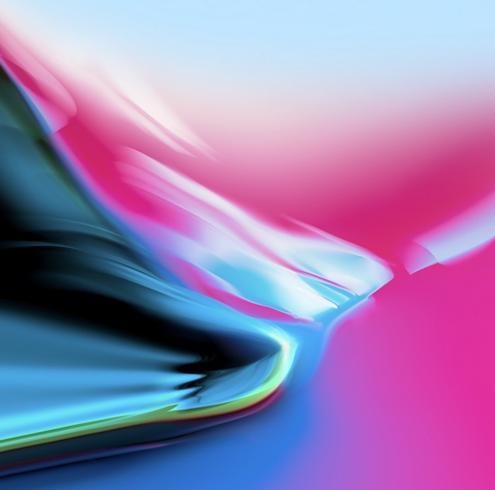 Abstract colorful fluid shapes