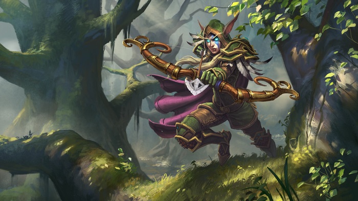 Alleria Windrunner from World of Warcraft 4K
