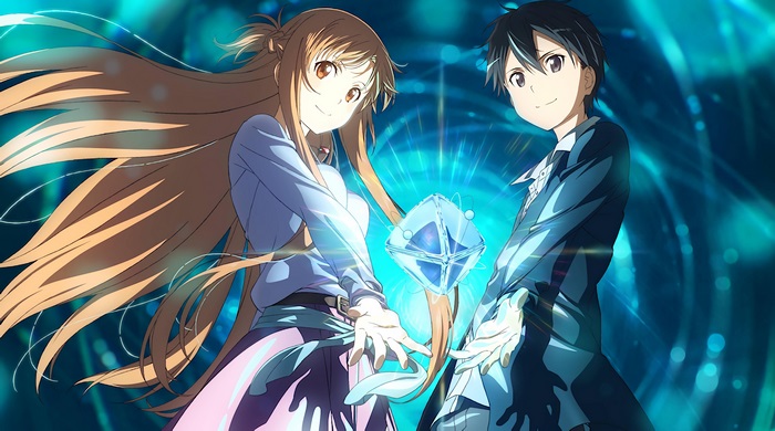 Asuna and Kirito from Sword Art Online